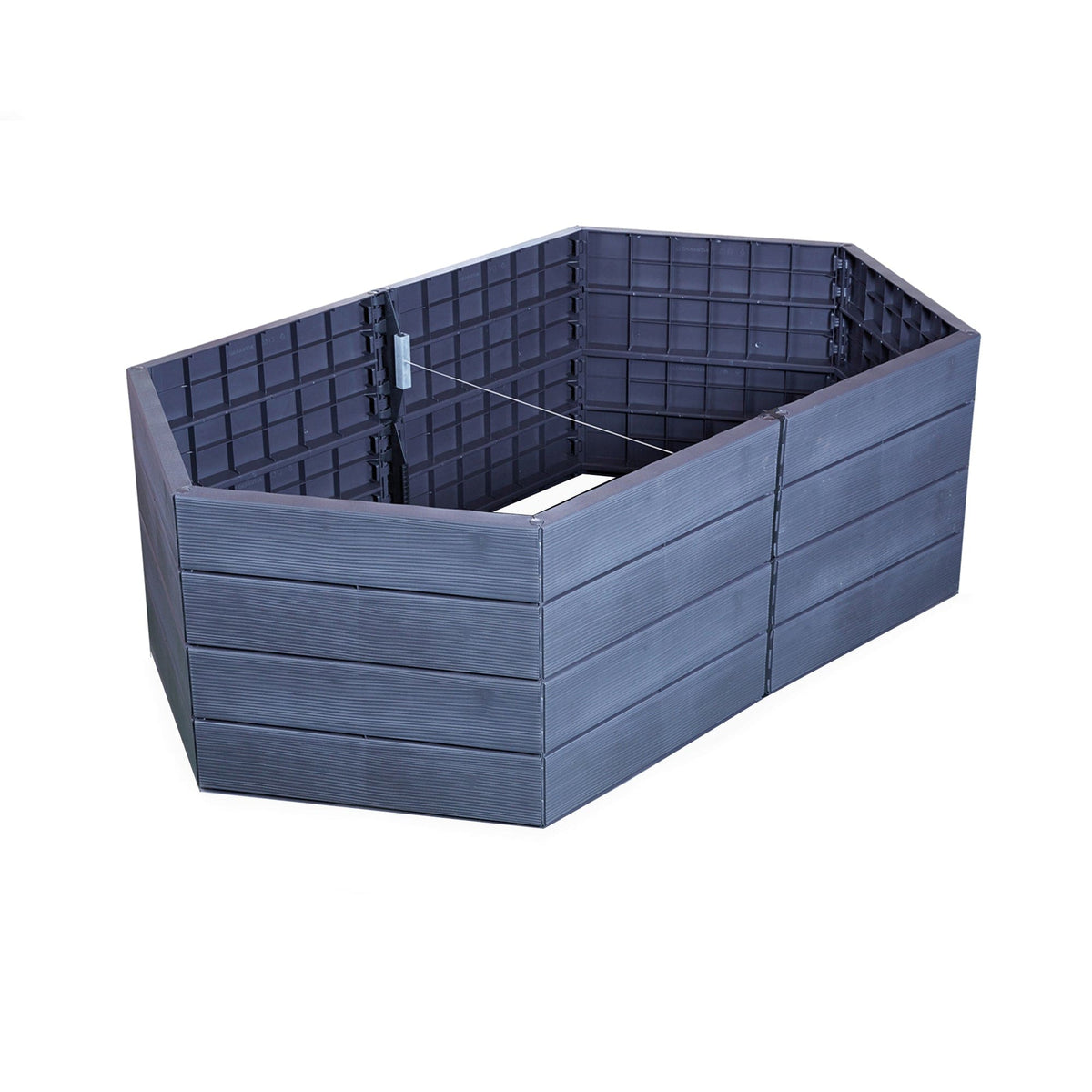 ERGO Modular Raised Bed Hexagon Double Unit Set