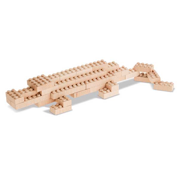 Wooden Bricks 3-in-1 Builds - Reptiles