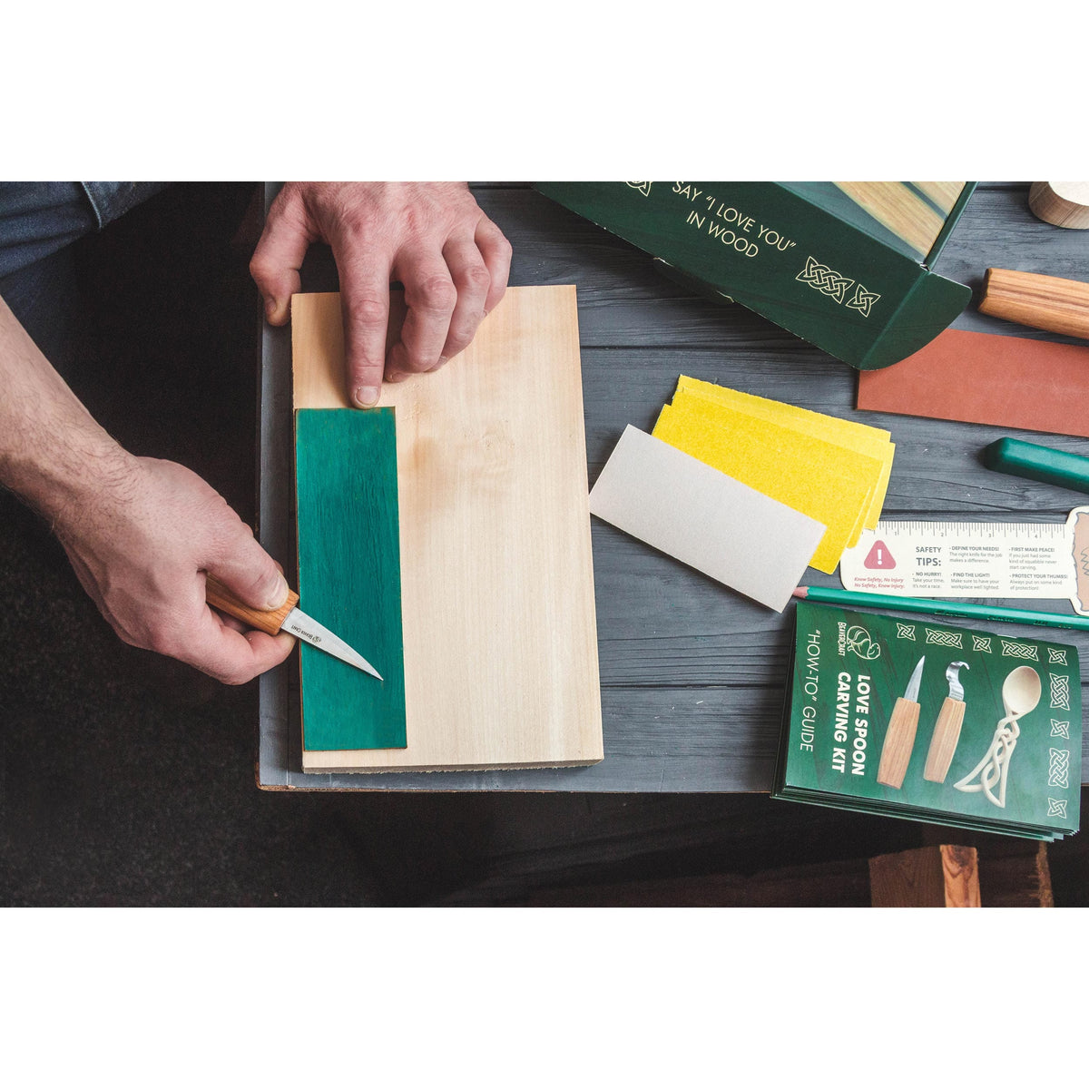 Celtic Love Spoon Carving Kit