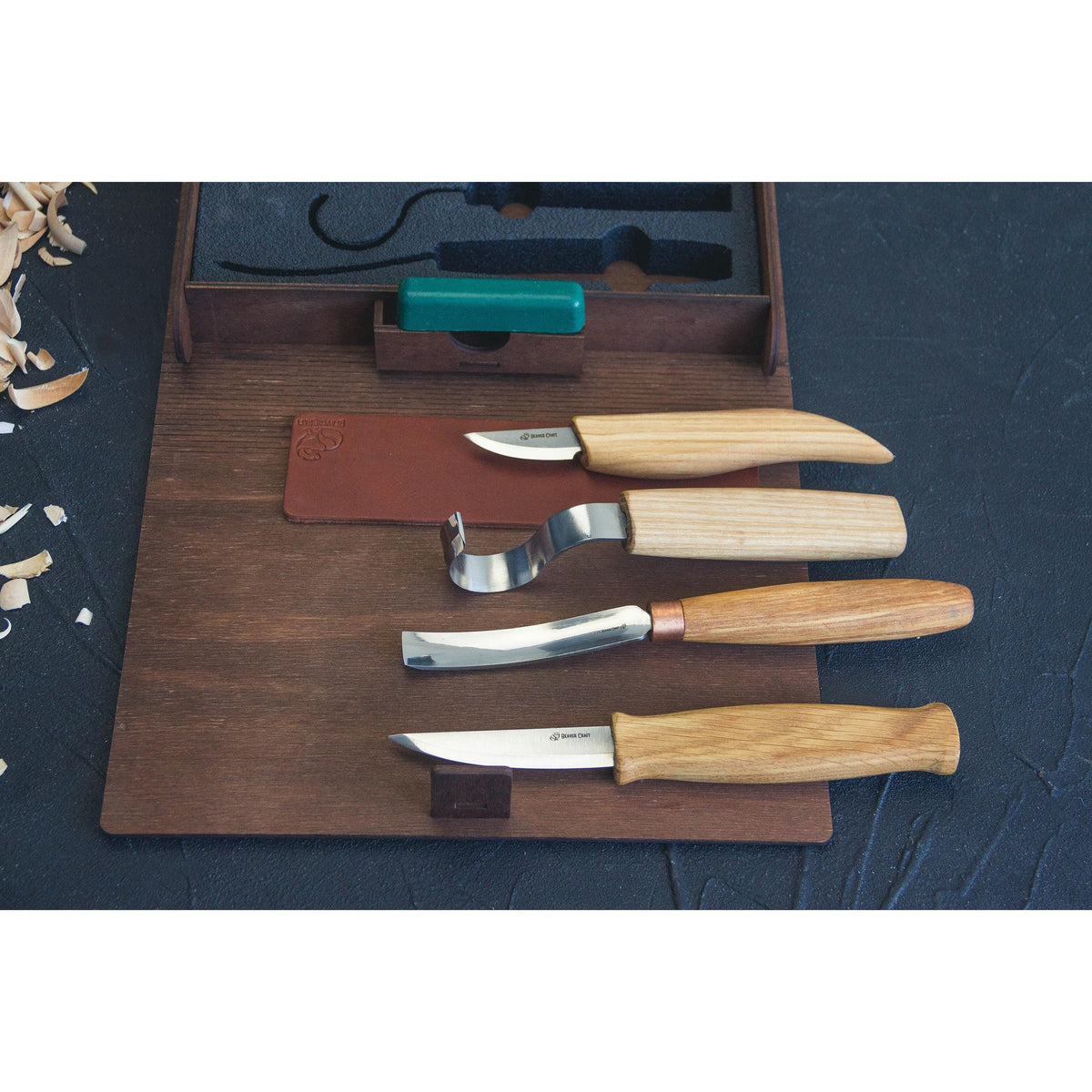 Spoon and Kuksa Carving Professional Set in Gift Book Box