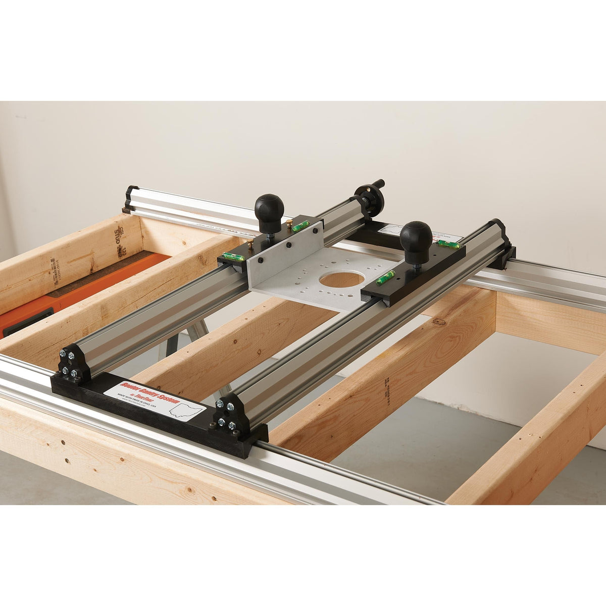22" x 48" Threaded Slab Flattening Router Mill