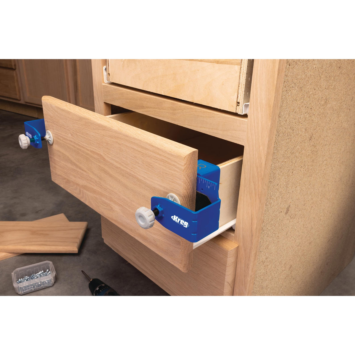 Drawer Front Mounting System