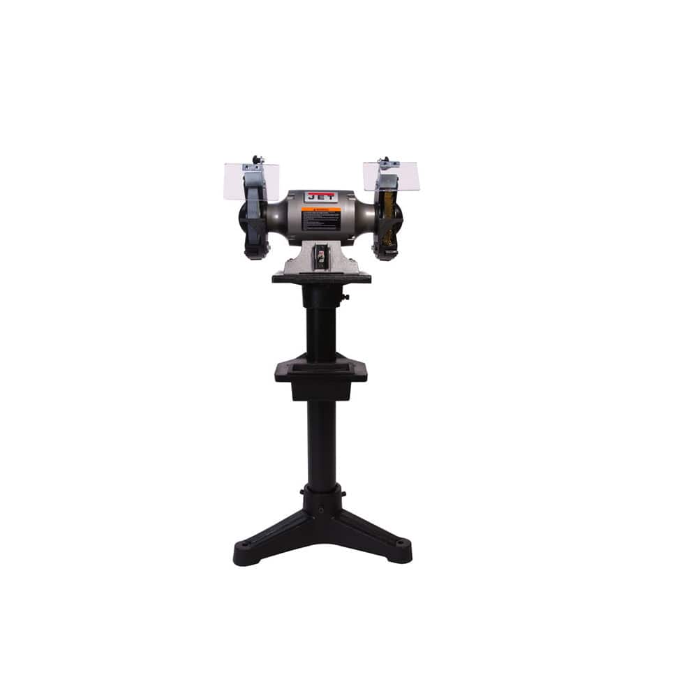 JBG-8W Shop Grinder with Grinding Wheel and Wire Wheel