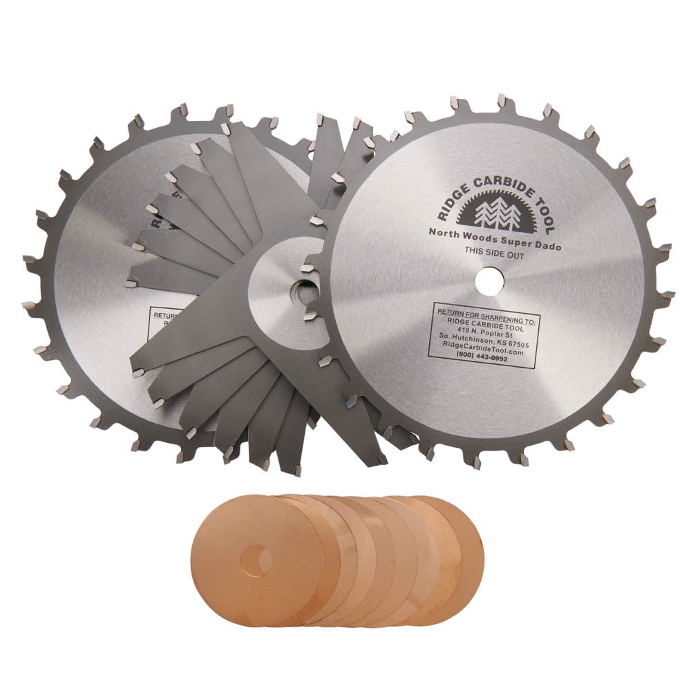 Super Stack Dado Set - 8" x 5/8" Bore x 24T