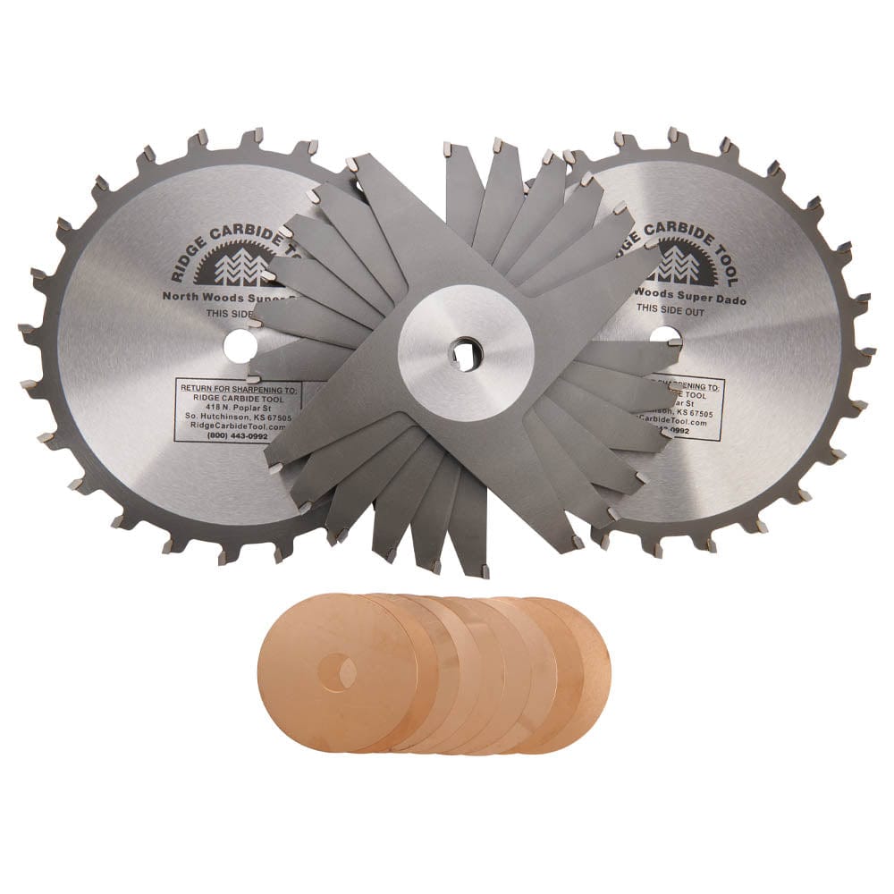 Super Stack Dado Set - 8" x 5/8" Bore x 24T