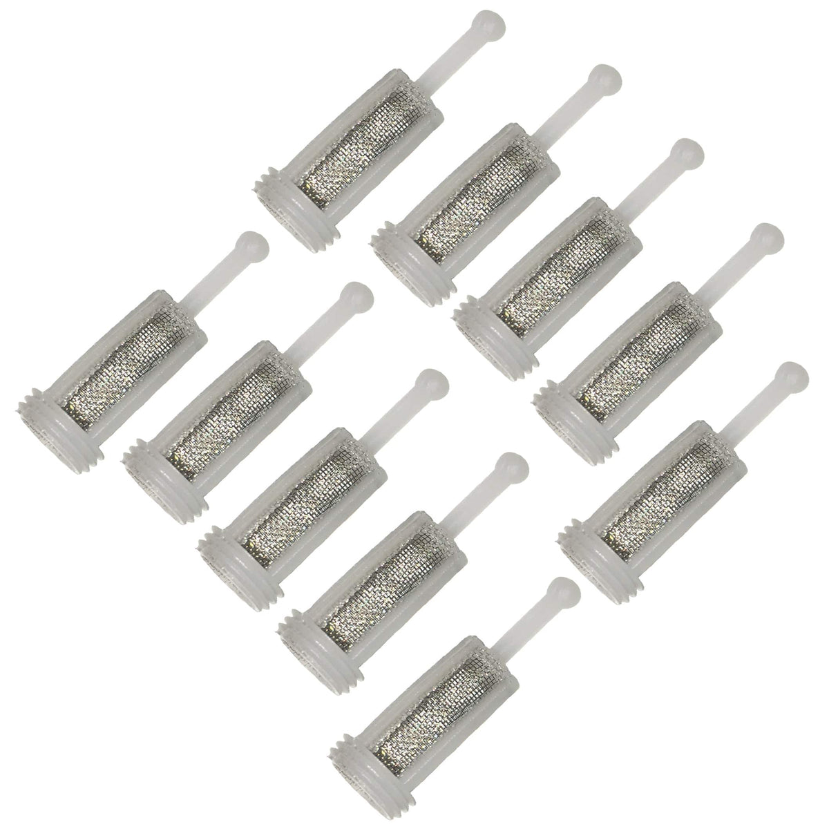 Stainless Steel Mesh Strainers for Nylon Gravity Feed Barrel- 10 Pack