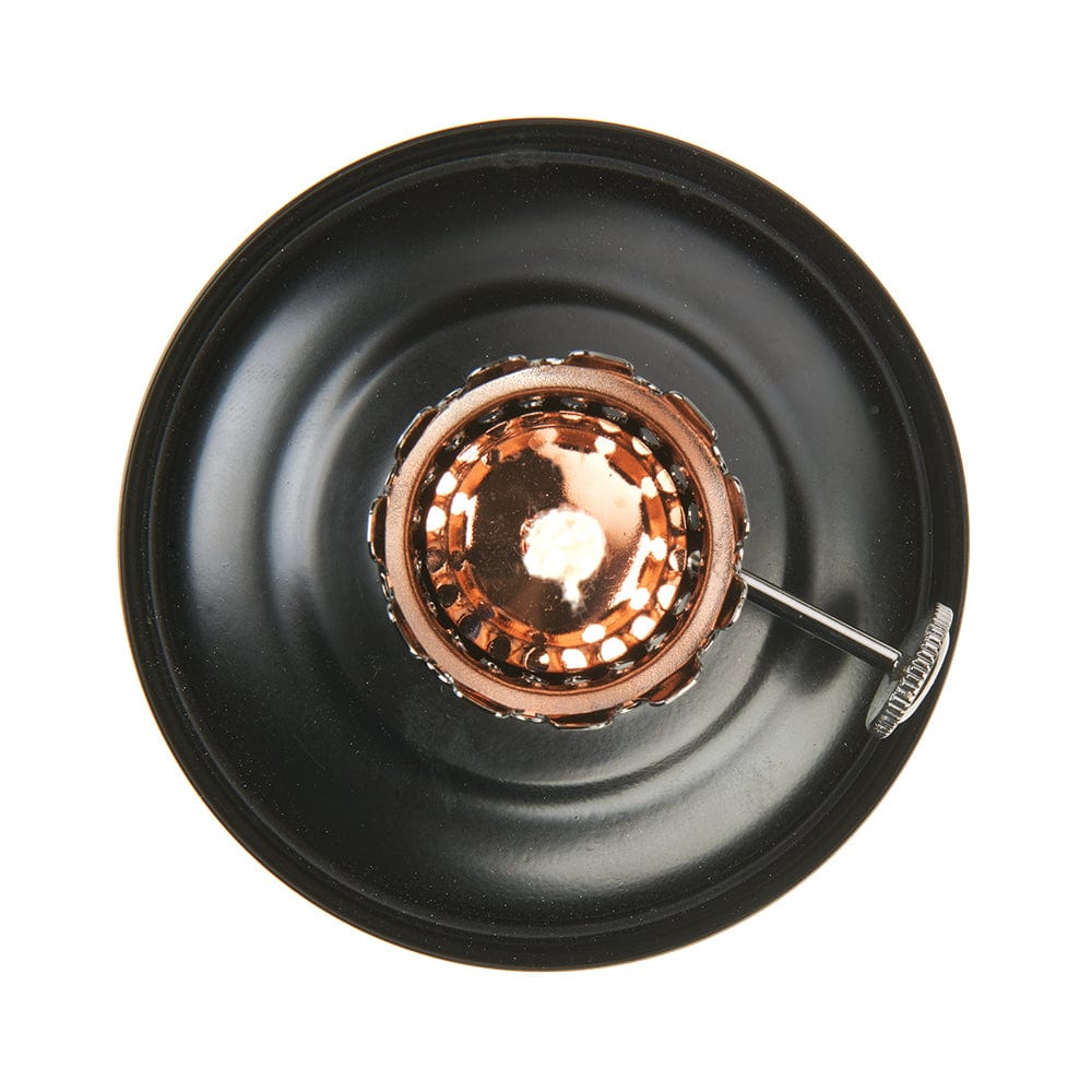 Nautical-Style Oil Lamp Kit - Painted Black/Black Chrome