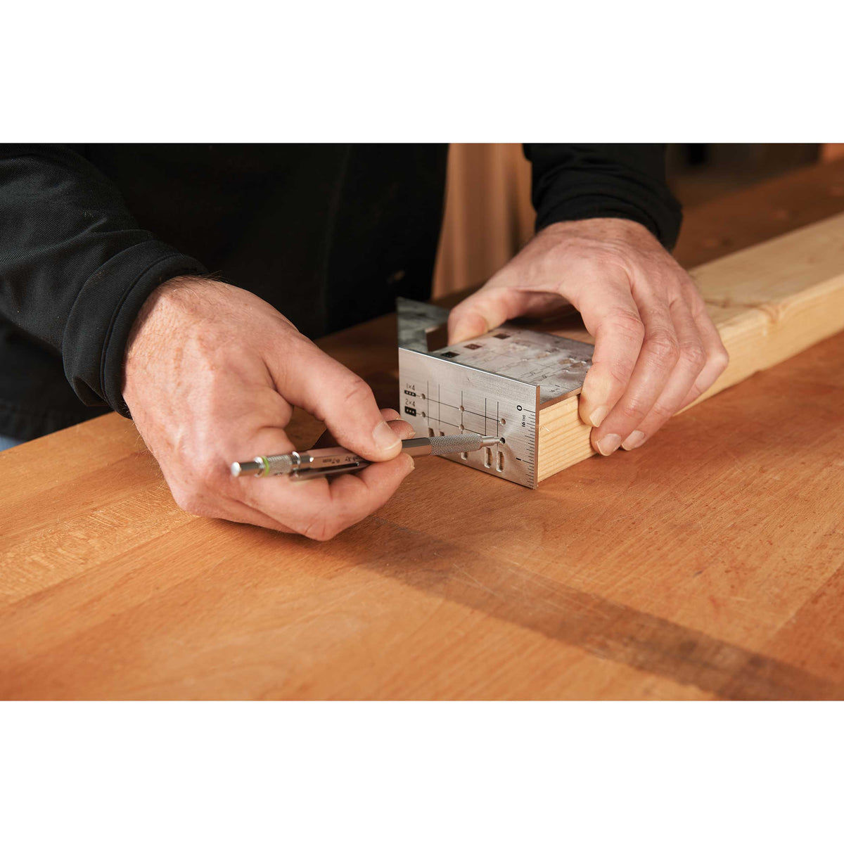 Miter Rule - 3D - For 2" x 4 " Lumber - Aluminum