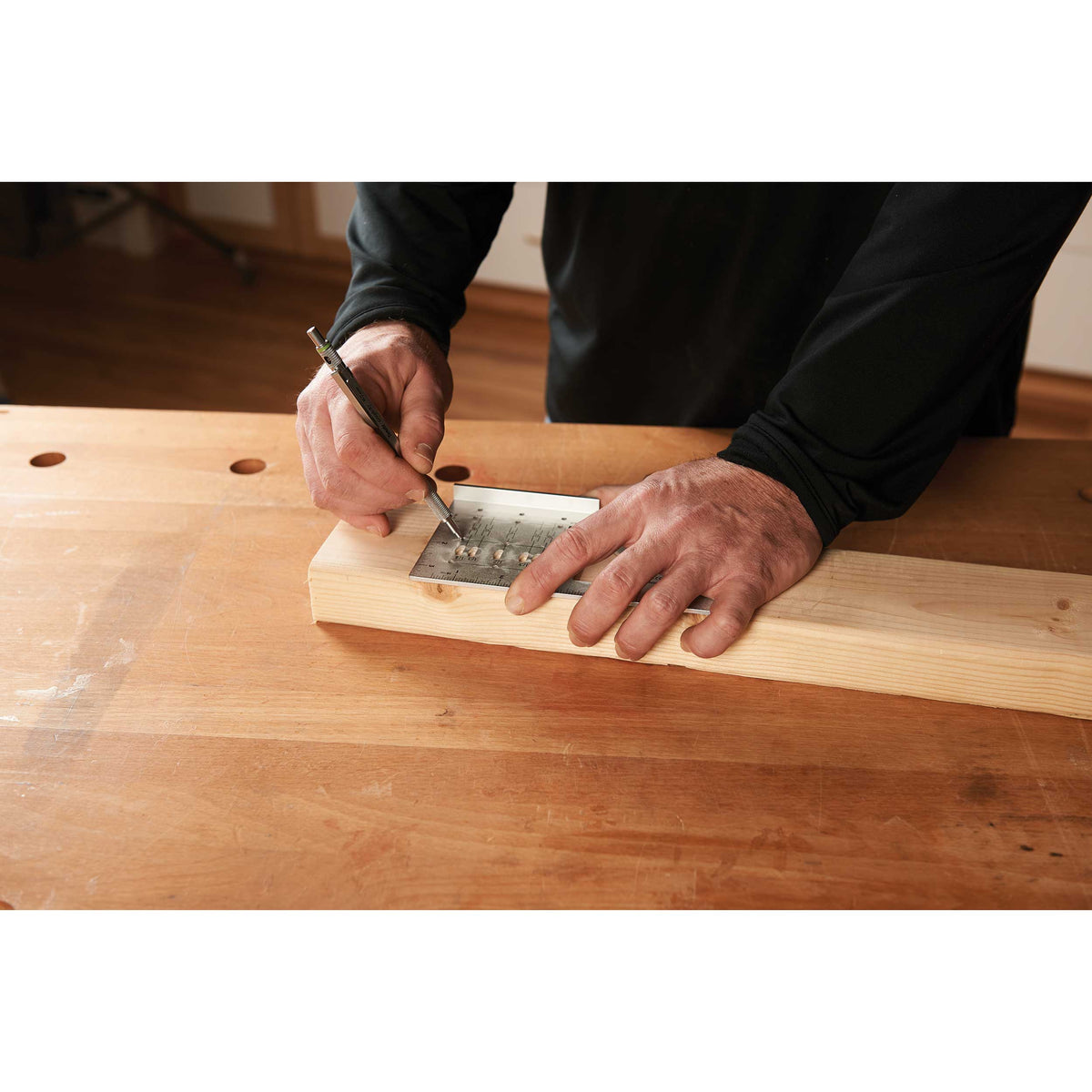 Miter Rule - 3D - For 2" x 4 " Lumber - Aluminum