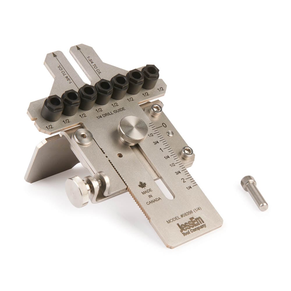 Stainless Steel Doweling Jig with Angle - 1/4"
