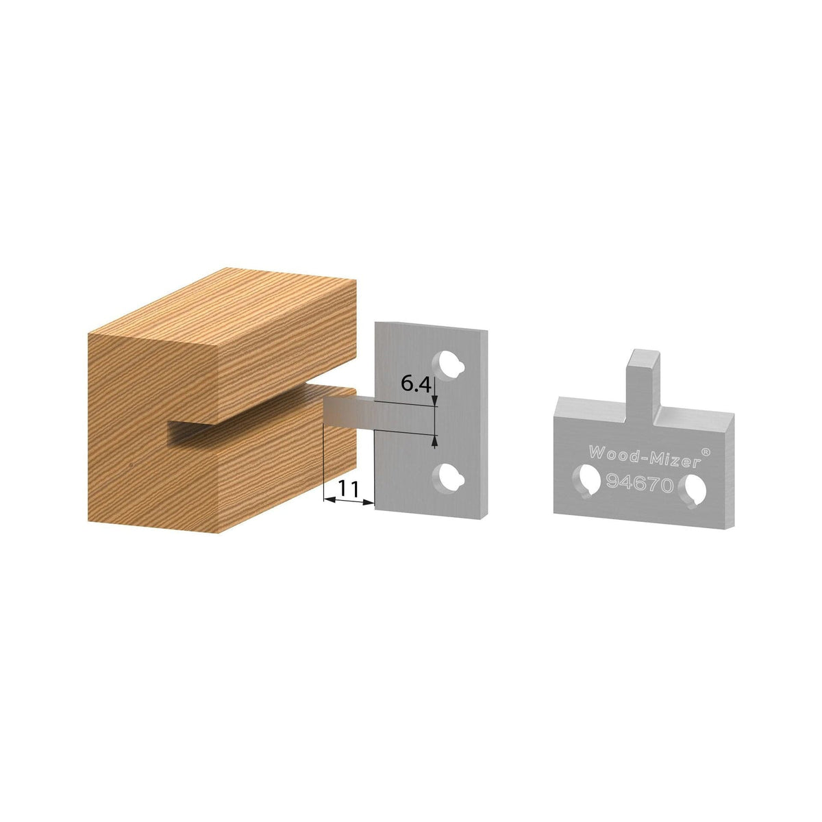Groove Profile Knife - Set of 2