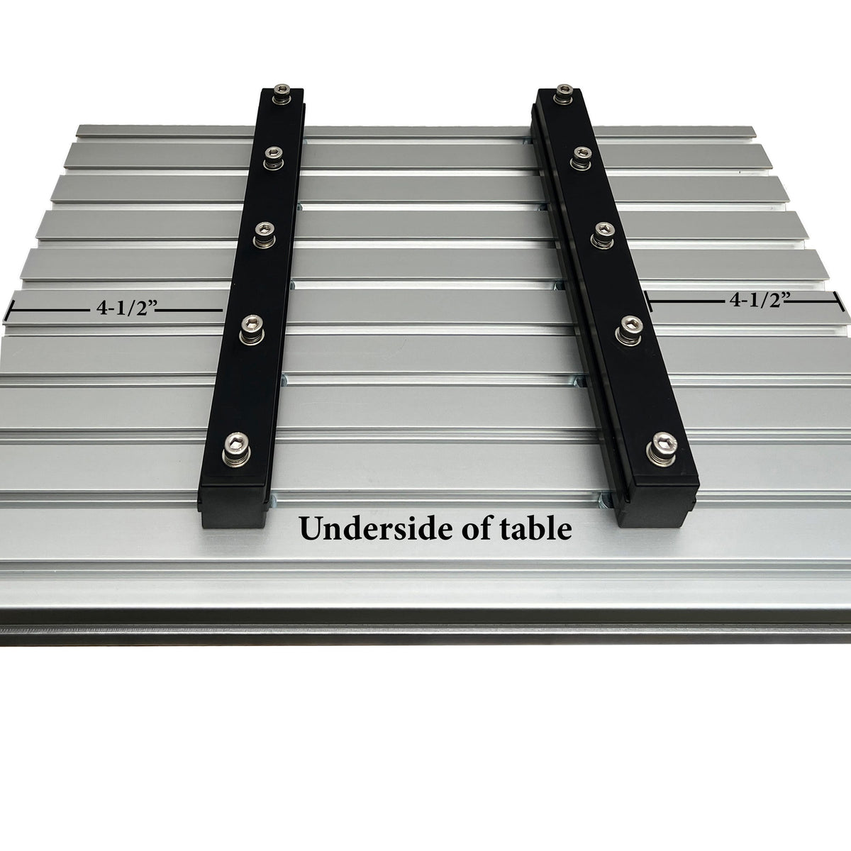 Single Lever Clamp Pack with Rotating Base & Table Stiffeners for PantoRouter