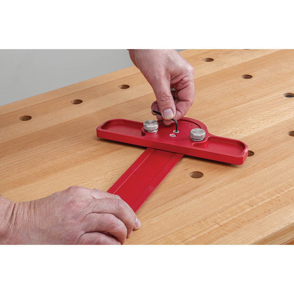Precision Woodworking Protractor Head with Rack-It