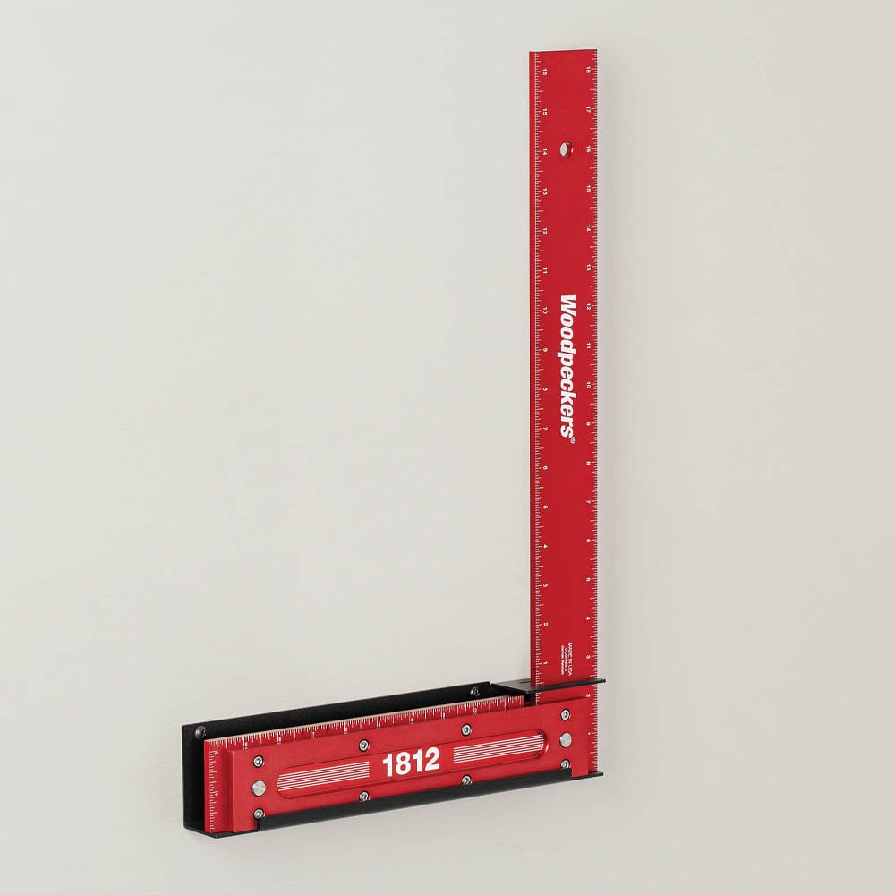Precision Woodworking Square with Rack-It - 18”