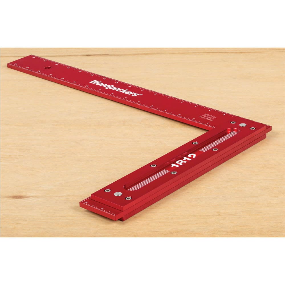 Precision Woodworking Square with Rack-It - 18”