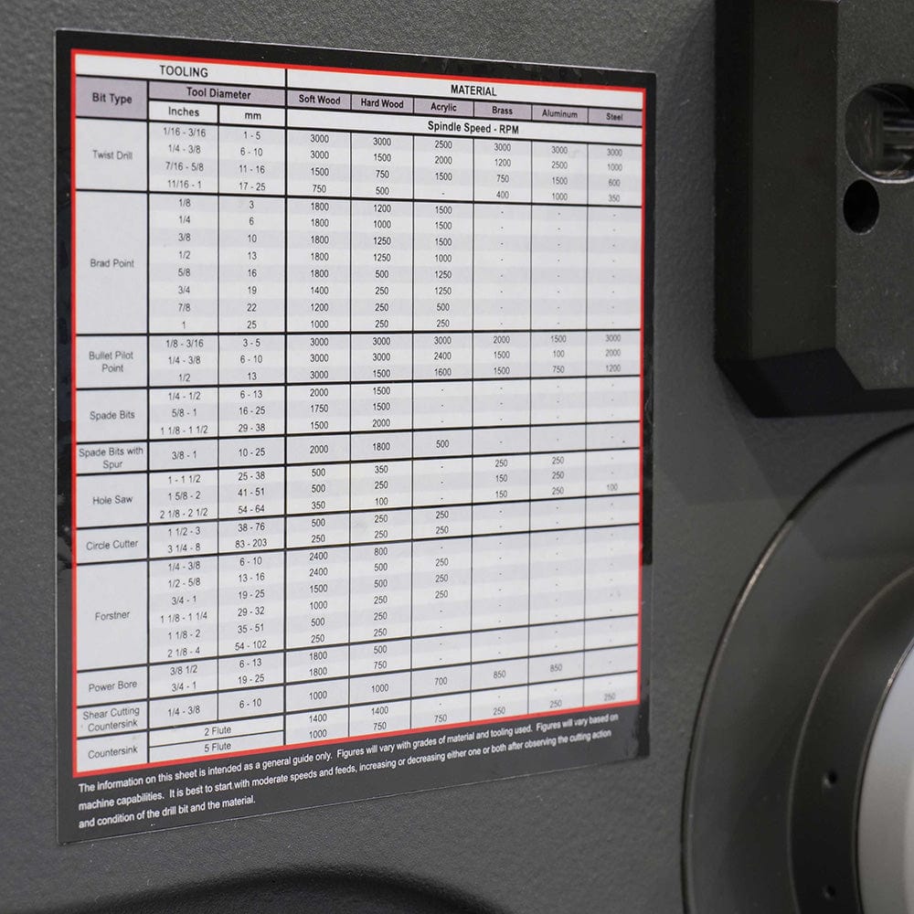 DP:20 - 20" Drill Press with Touchscreen - 1-1/2 HP