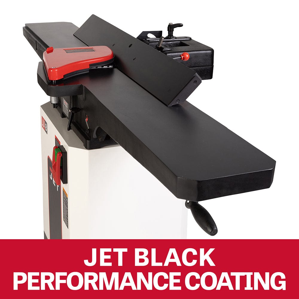 Jet Black 8" Helical Head Jointer 2HP, 1PH, 230V (JWJ-8HH-BLK)