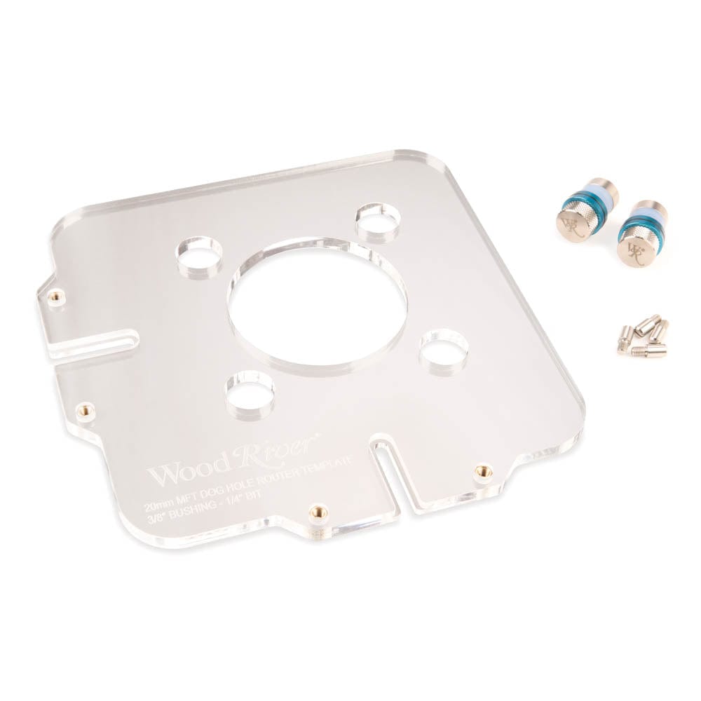MFT Dog Hole Router Template - 20 mm