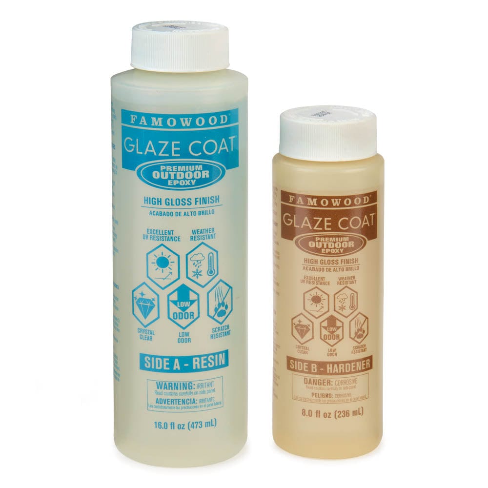 Glaze Coat Premium Outdoor Epoxy Kit - Clear - 24 oz