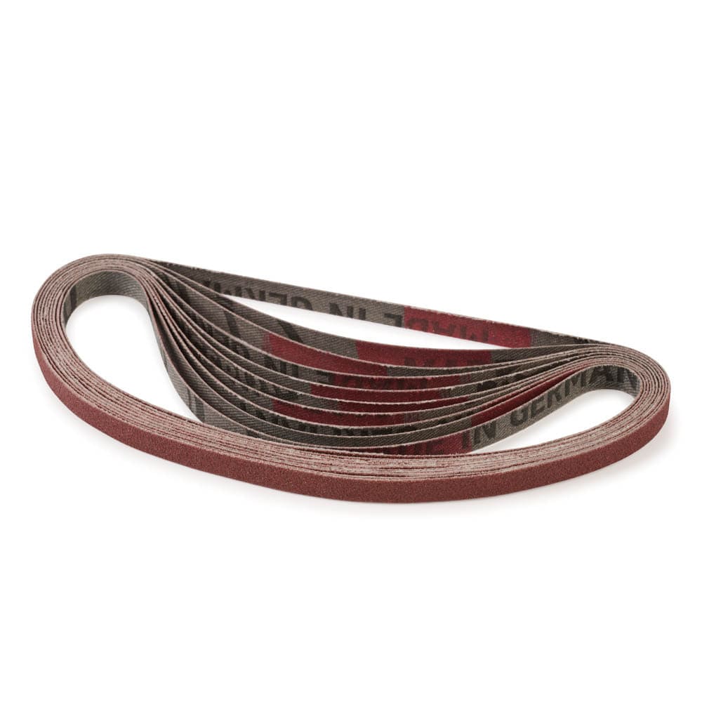 Sanding Detailer Replacement Belts - 120 Grit - 1/4" - 10 Pack