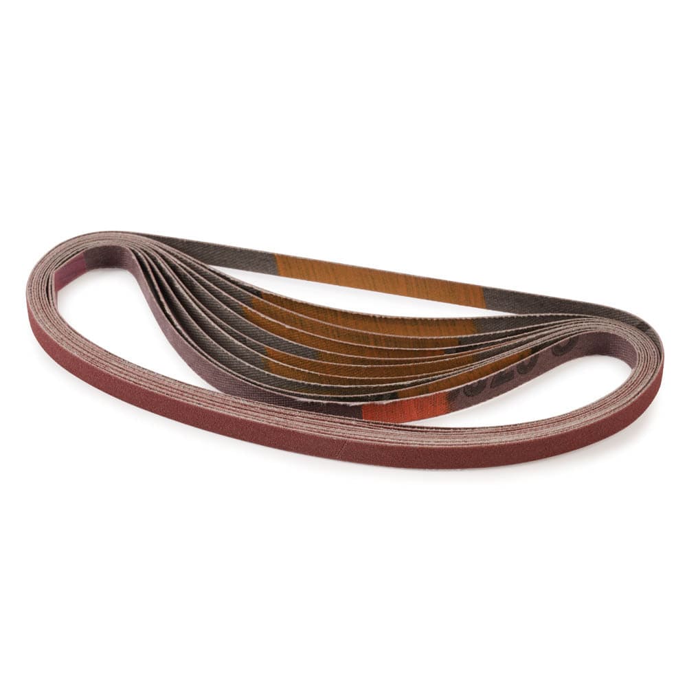 Sanding Detailer Replacement Belts - 180 Grit - 1/4" - 10 Pack