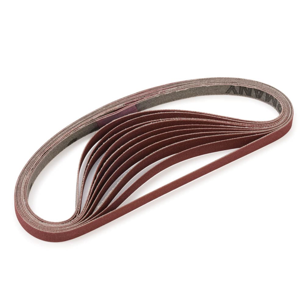 Sanding Detailer Replacement Belts - 240 Grit - 1/4" - 10 Pack