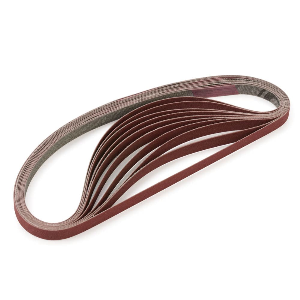 Sanding Detailer Replacement Belts - 320 Grit - 1/4" - 10 Pack