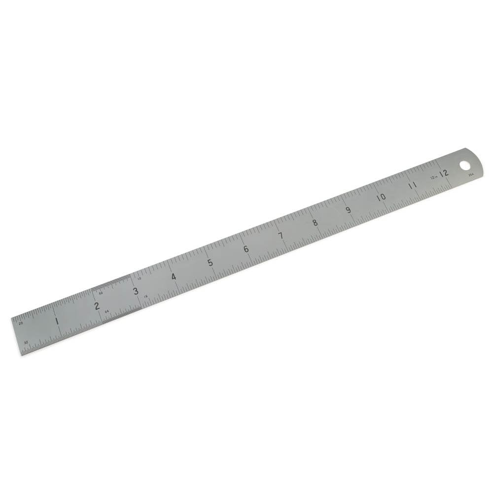 Center Finding Rule - Stainless Steel - 12"