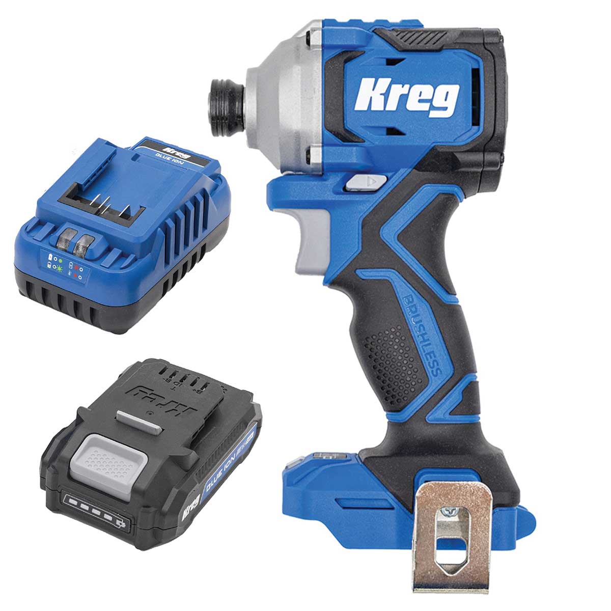 Ionic Drive 1/4" Impact Driver with 2AH Battery and Charger Kit