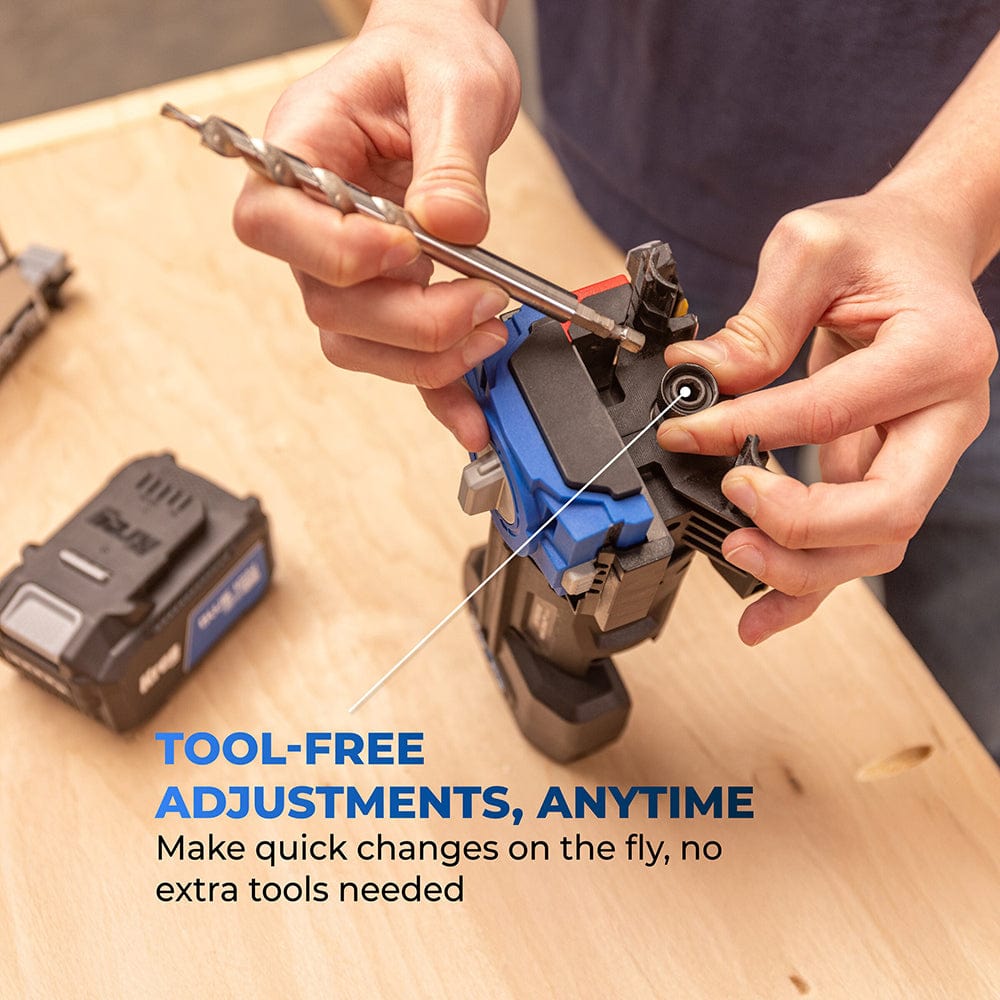 Ionic Drive Rebel Pocket-Hole Joiner Kit - 20V - with 4AH Battery Kit