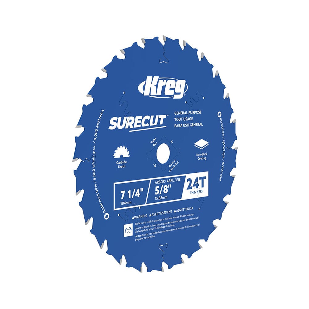 7 1/4" SureCut General Purpose 24-Tooth Saw Blade