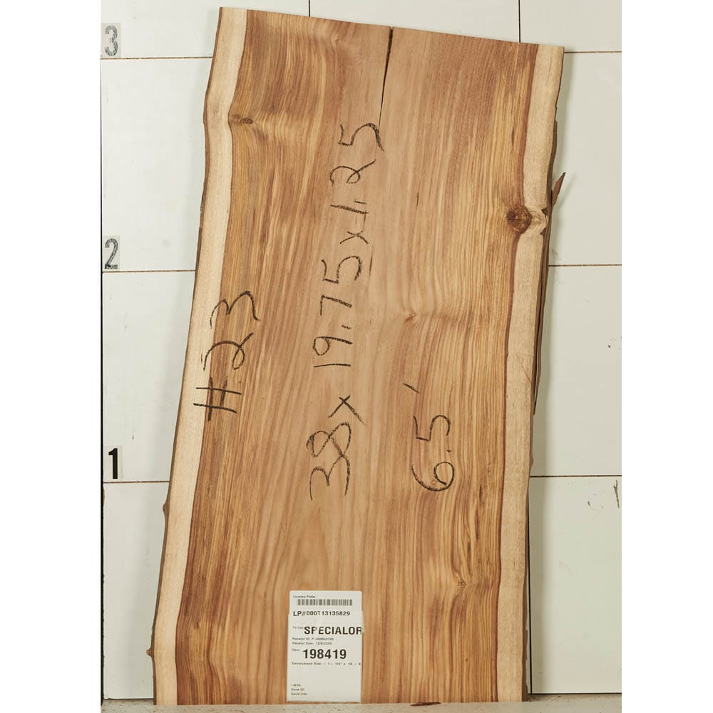 Canarywood Slab - 1-1/4" x 19-3/4" x 38"