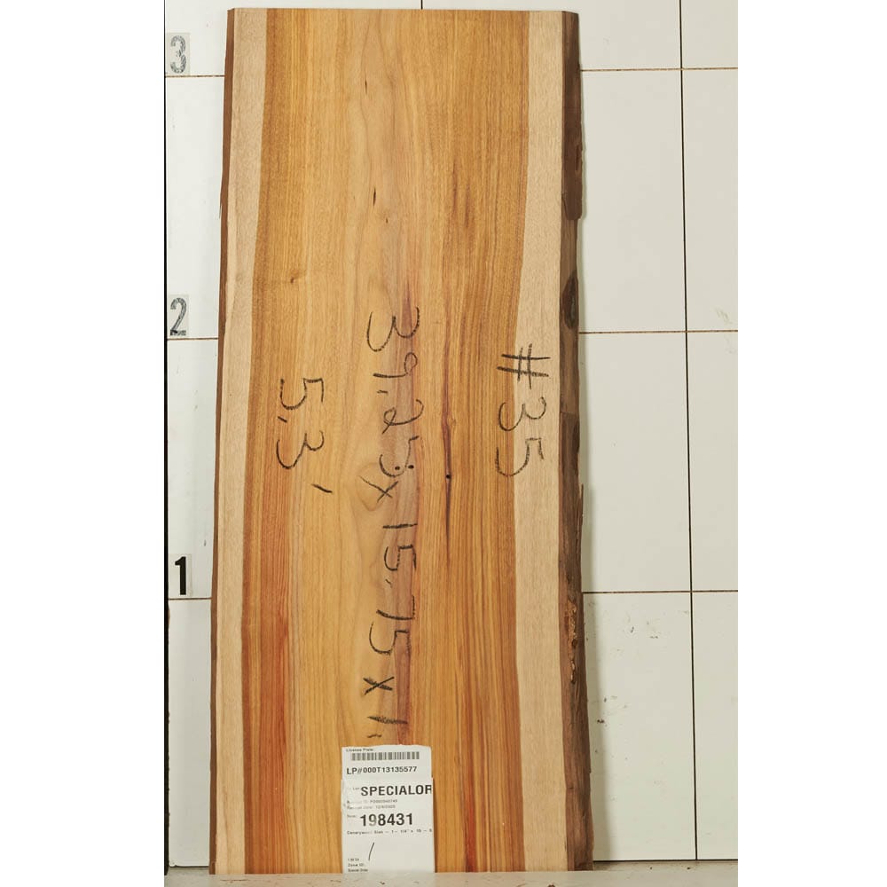 Canarywood Slab - 1-1/4" x 15-3/4" x 39-1/4"