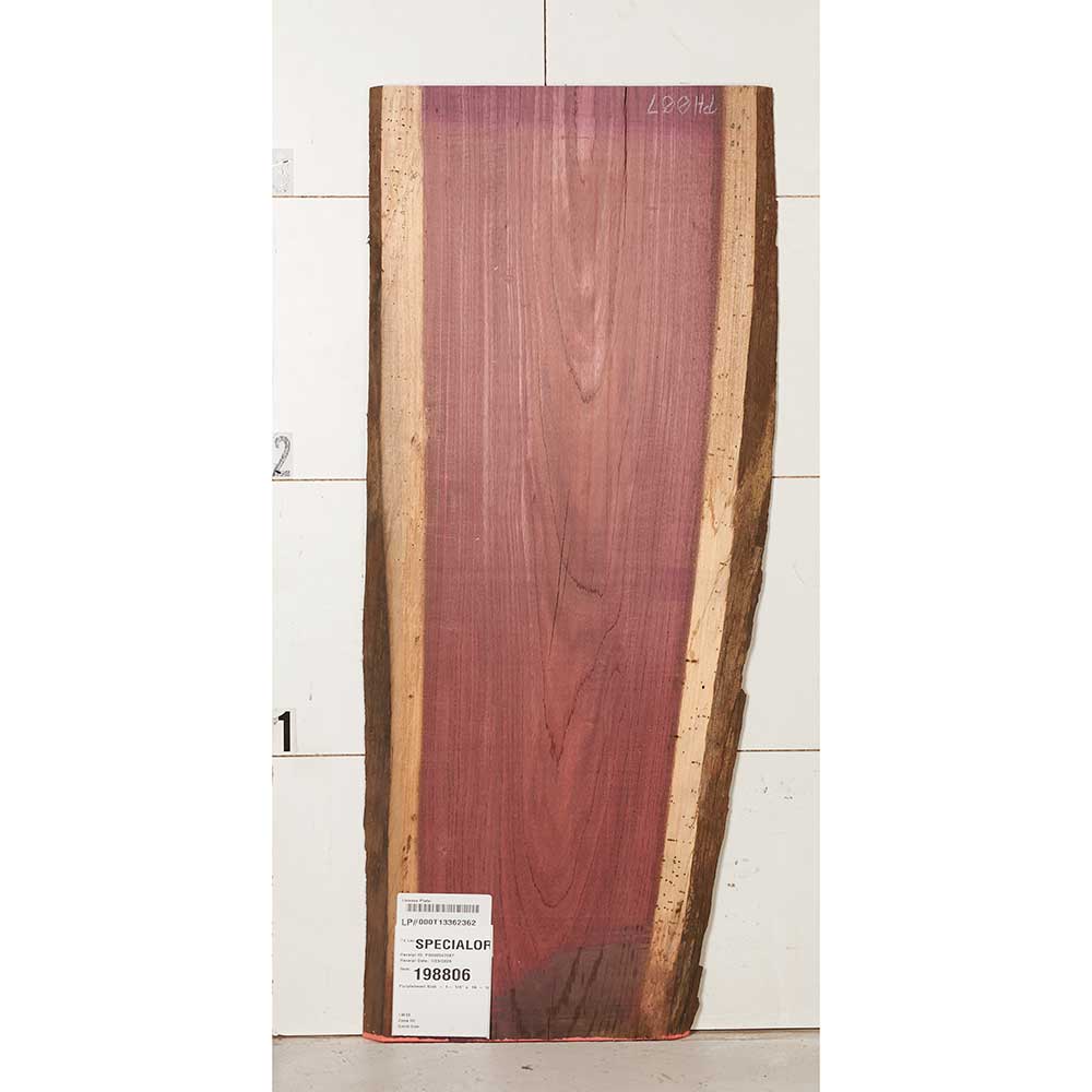 Purpleheart Slab - 1-1/4" x 16-1/2" x 41"