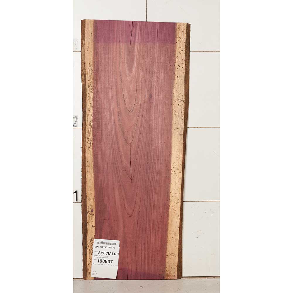 Purpleheart Slab - 1-1/4" x 16-3/4" x 41"