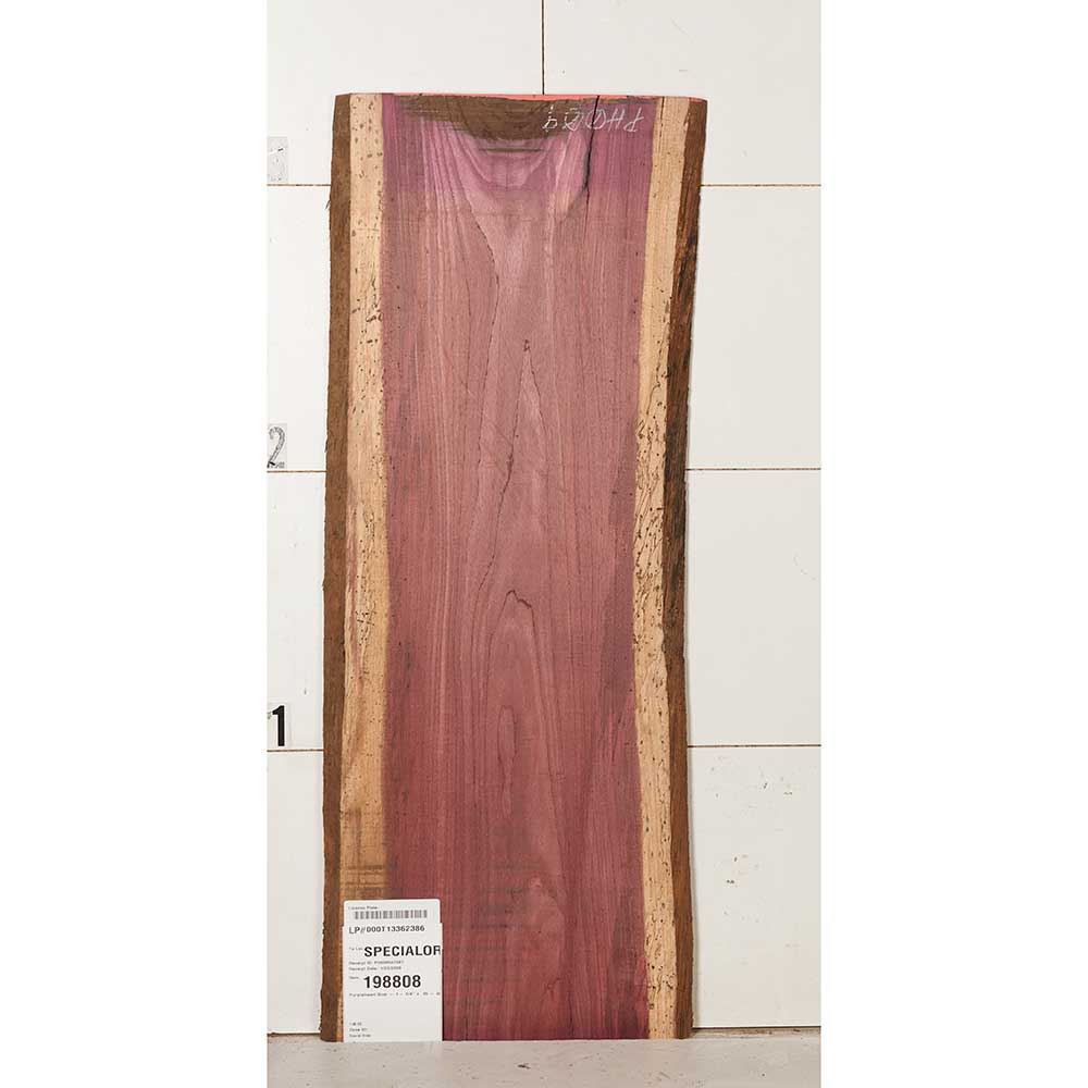 Purpleheart Slab - 1-1/4" x 15-3/4" x 40"