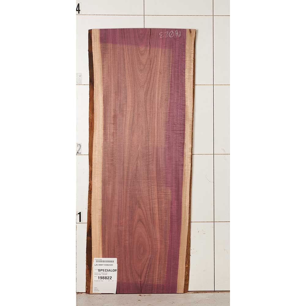Purpleheart Slab - 1-1/4" x 18-1/4" x 46"