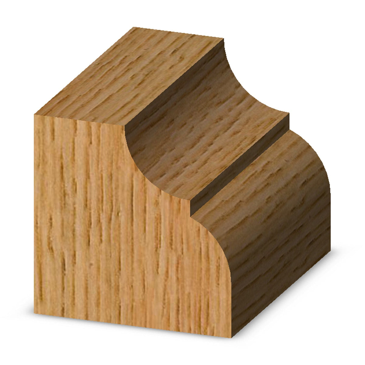 Cove and Bead Bit 1/4" R 1-5/16" LD 5/8" CL 1/2" SH 2-3/8" OL 2 FL