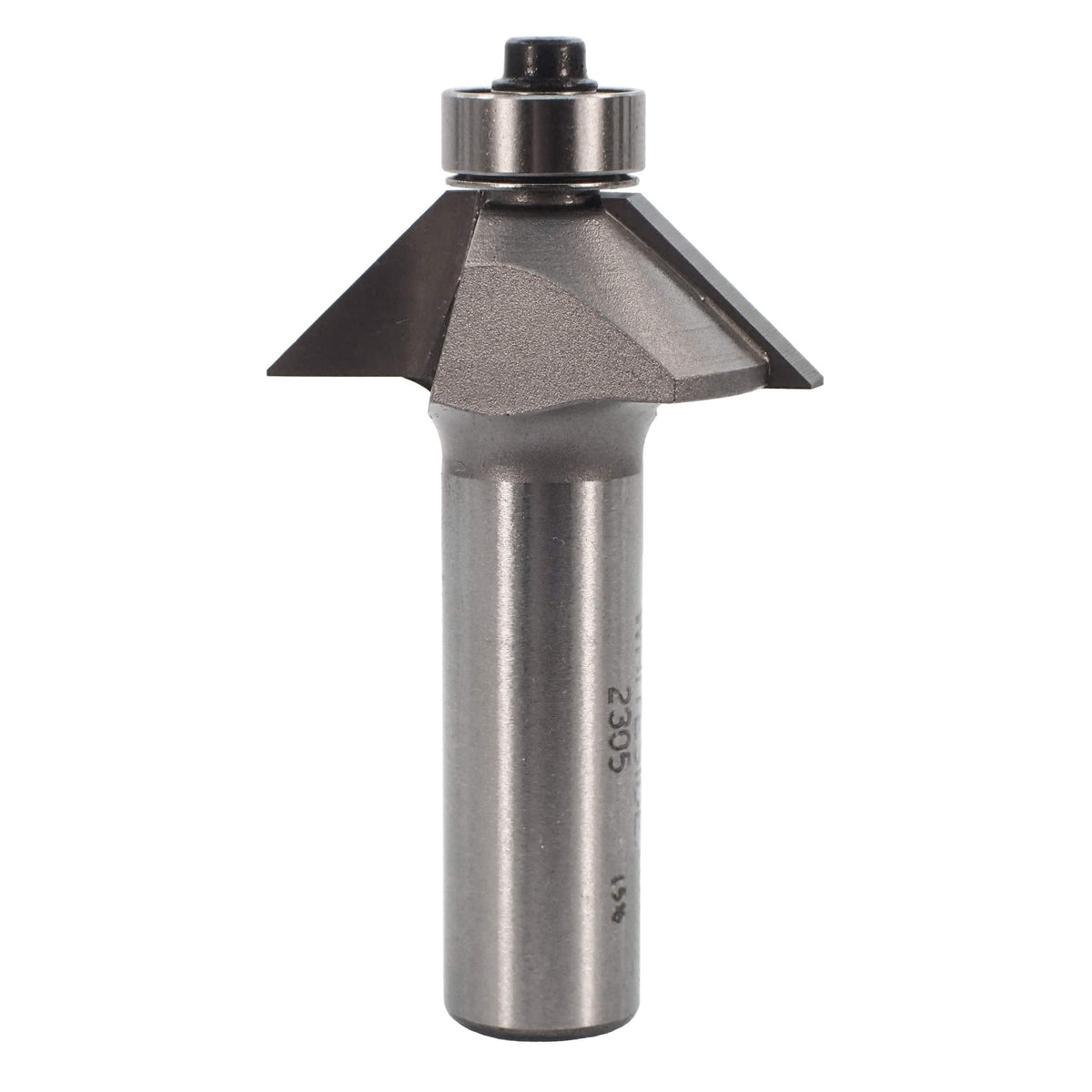 2305 Chamfer Router Bit 1/2" SH 5/8" CL X 7/16" CH 2-1/4" OL