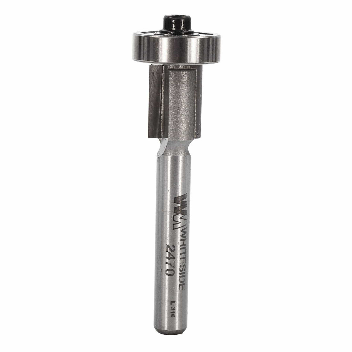 Overhang Trim Router Bit with Bottom Bearing Guide - 1/4" SH 3/8" CD 1/2" CL