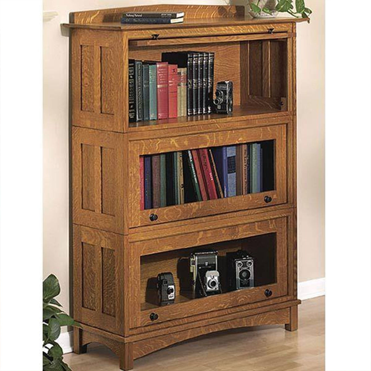 Downloadable Woodworking Project Plan to Build Barrister's Bookcase