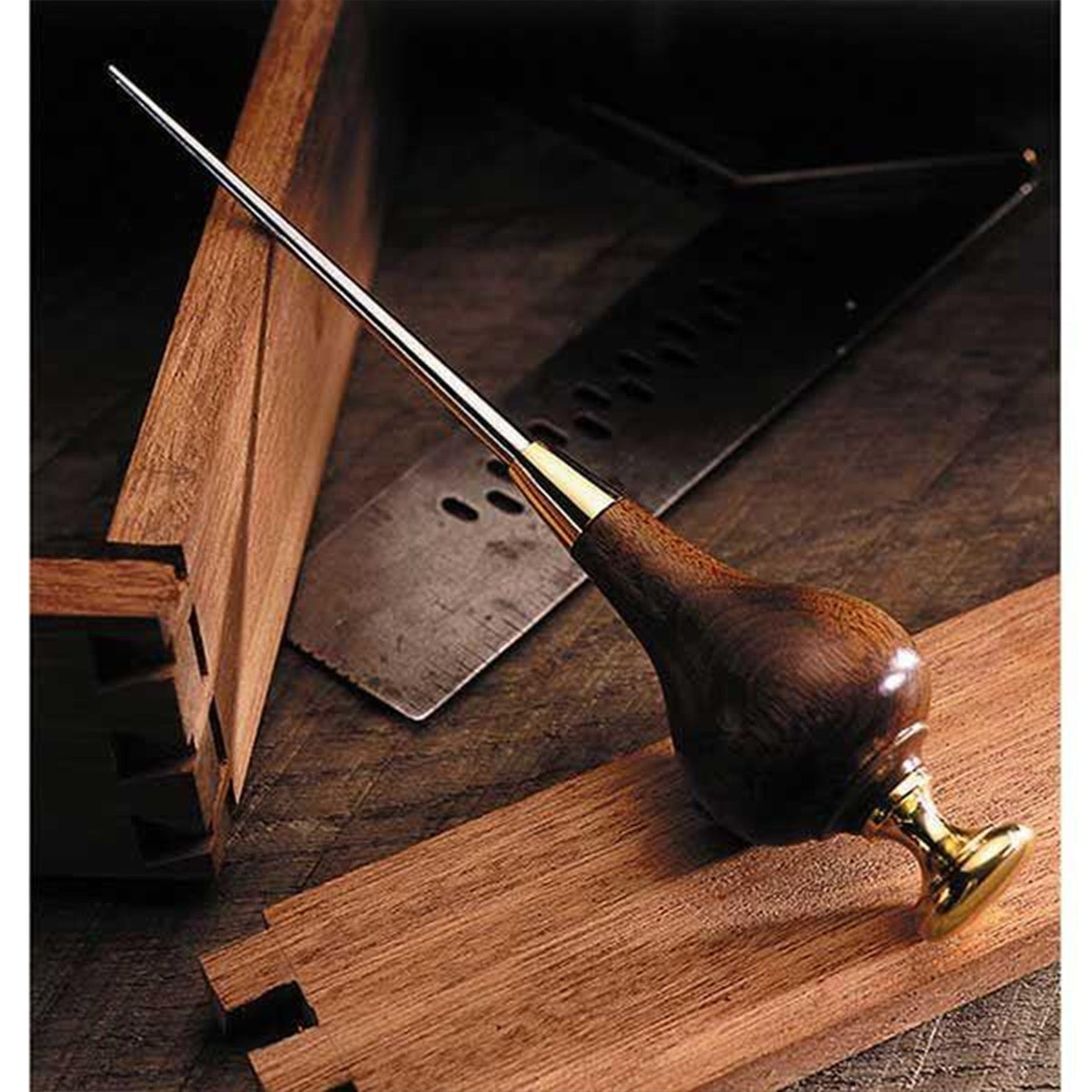 Downloadable Woodworking Project Plan to Build Scratch Awl