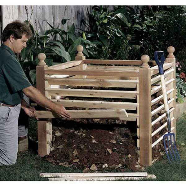 Woodworking Project Paper Plan to Build Compost Crib