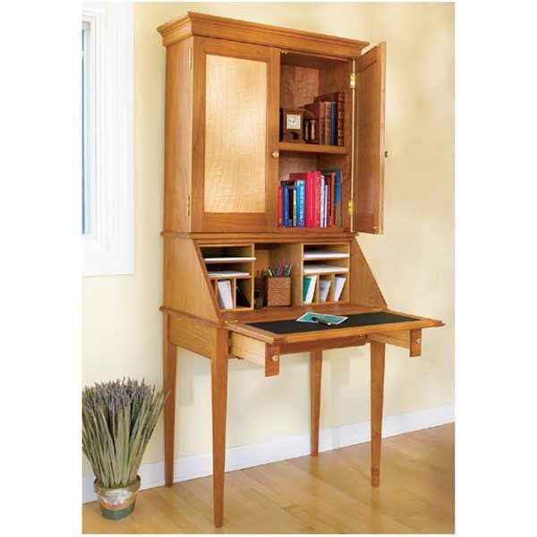Woodworking Project Paper Plan to Build Slant-Front Secretary