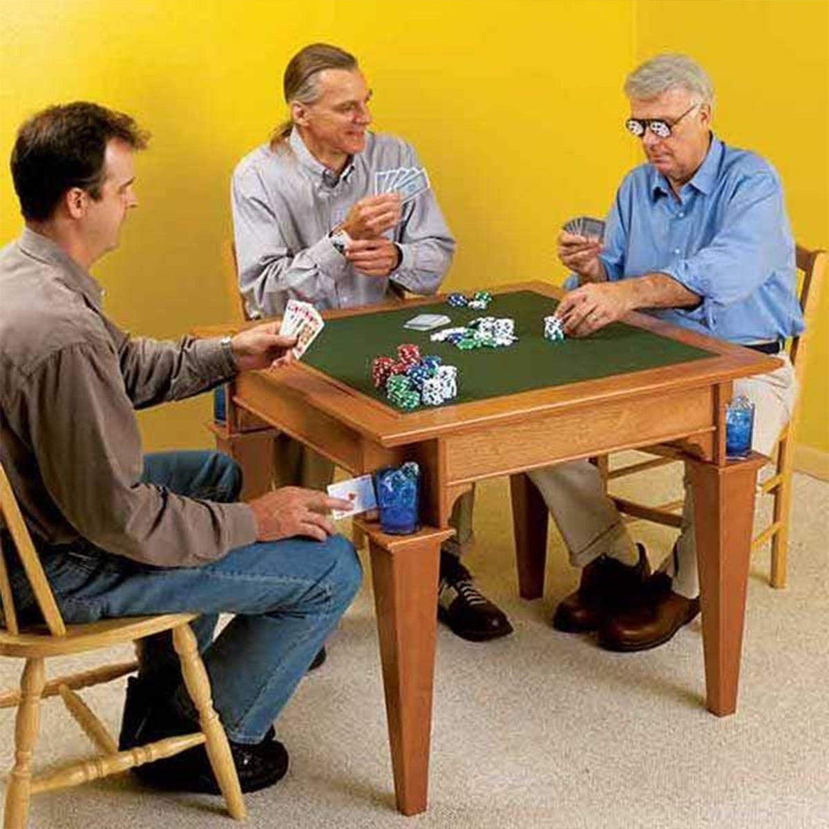 Downloadable Woodworking Project Plan to Build Game Table