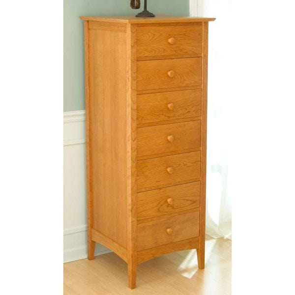 Woodworking Project Paper Plan to Build 7 Drawer Lingerie Chest