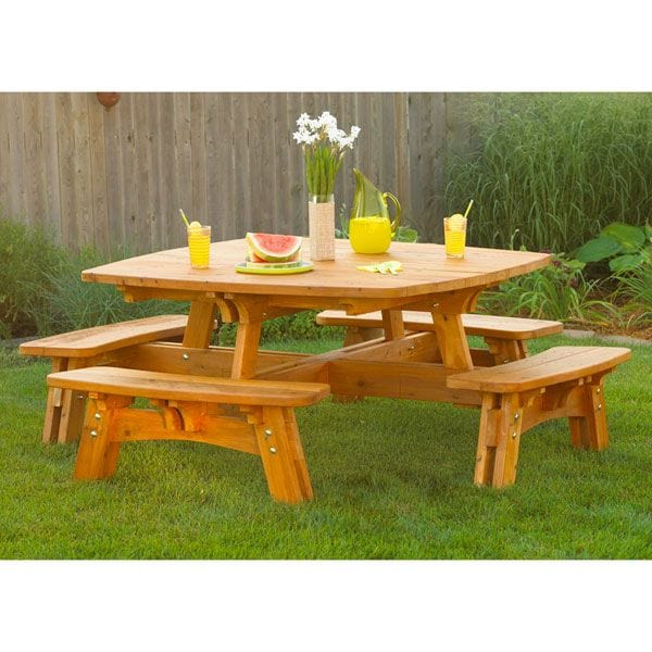 Woodworking Project Paper Plan to Build Fun-in-the-Sun Picnic Table