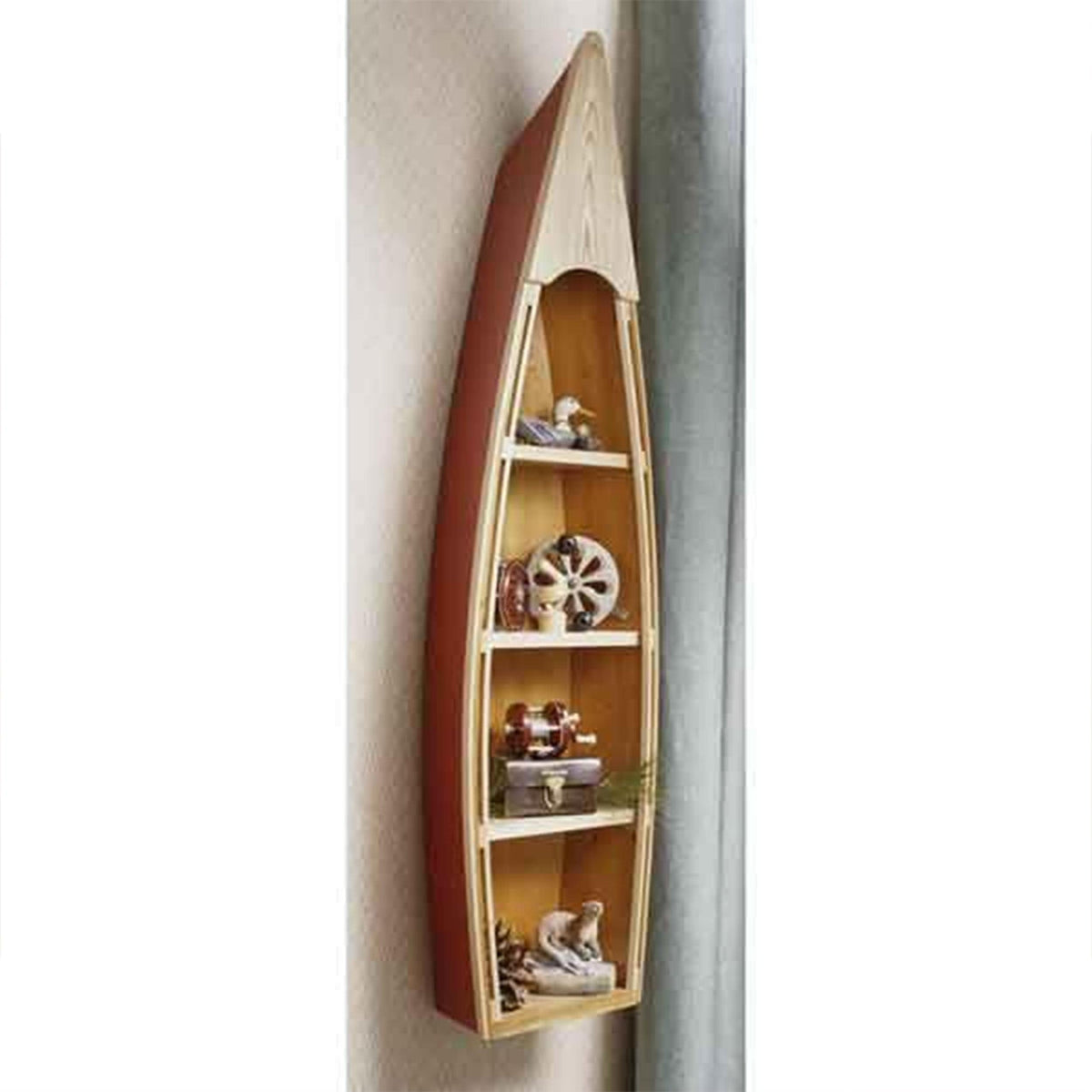 Downloadable Woodworking Project Plan to Build Nautical Shelf