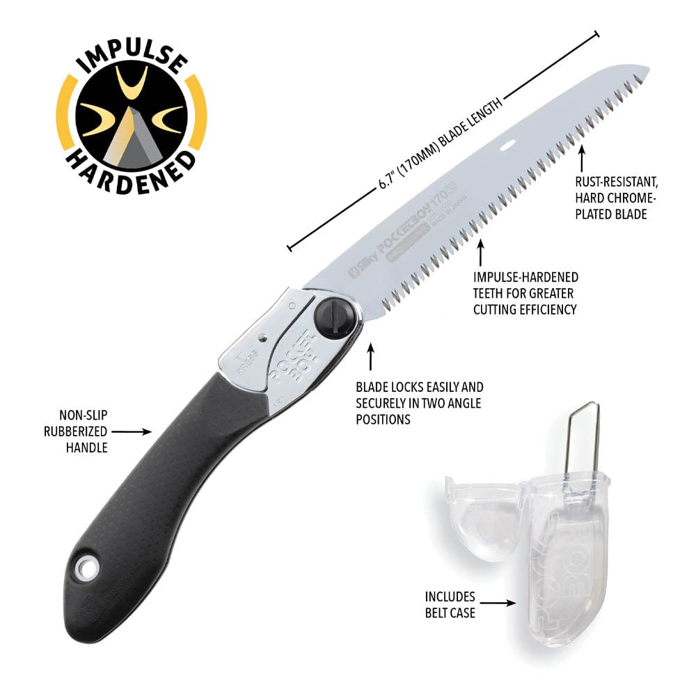POCKETBOY 170mm, Medium Teeth