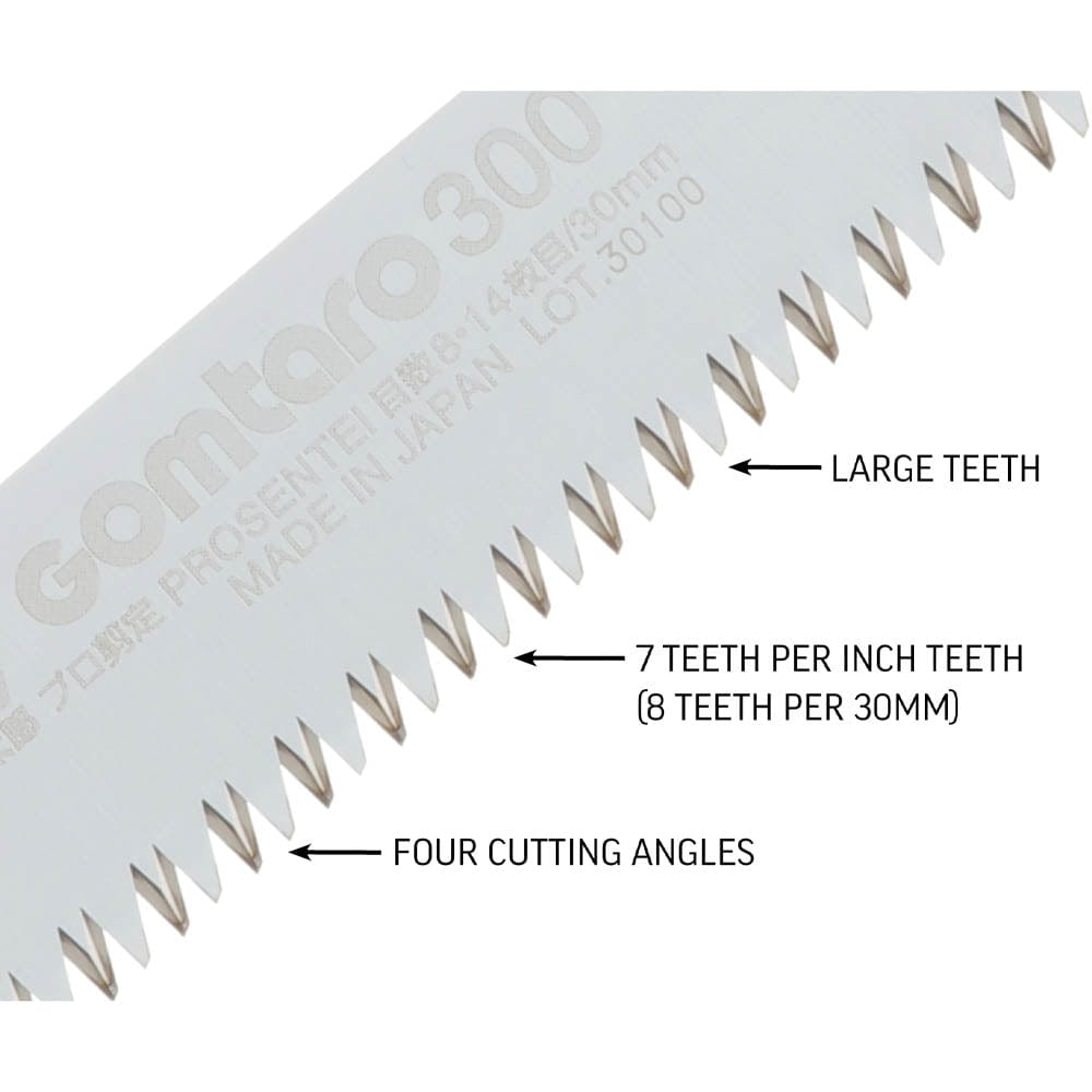 GOMTARO Pro-Sentei 300mm, Dual Teeth